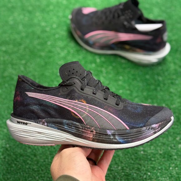 Puma Deviate Nitro Elite 2 Marathon Series Womens Running 378454-01 NEW Multi Sz - Picture 1 of 4